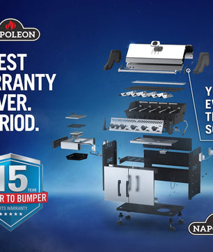Napoleon NEW Rogue Series 525 RXT Infrared Side Burner - Smoked Bbq Co