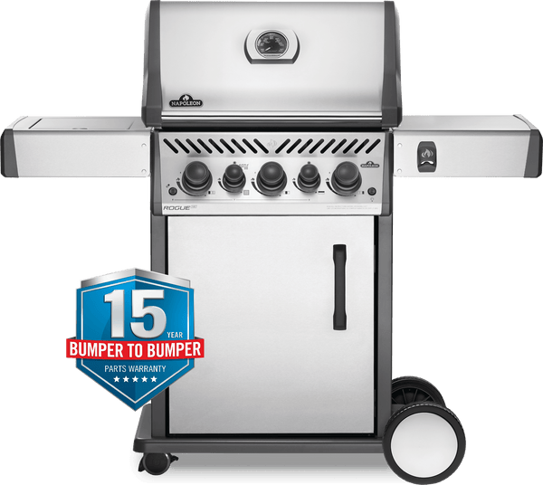 Napoleon Rogue 425 RSE SS BBQ with Side Burner - Smoked Bbq Co