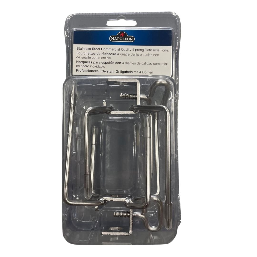 Napoleon Stainless Steel Commercial Rotisserie Forks - Smoked Bbq Co