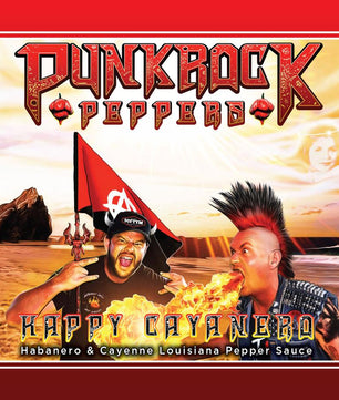 Punk Rock Peppers 'Happy Cayanero' 150ml - Smoked Bbq Co