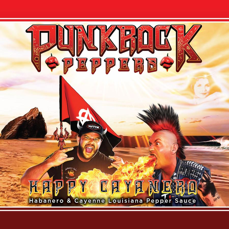 Punk Rock Peppers 'Happy Cayanero' 150ml - Smoked Bbq Co