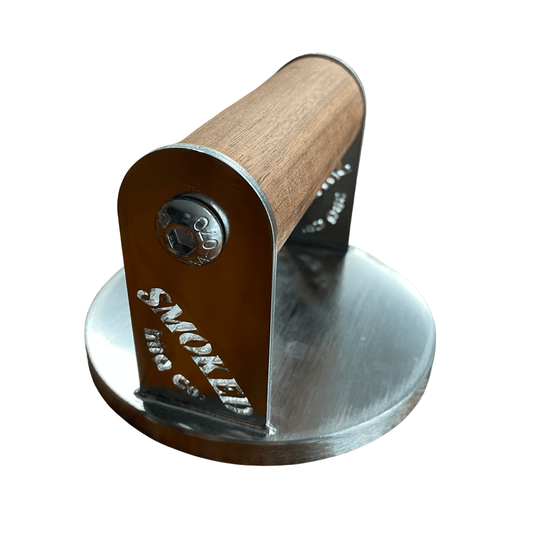 Smoked BBQ Co Burger Smasher 'Ironbark Handle" - Smoked Bbq Co
