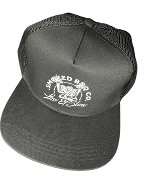 SMOKED TRUCKER CAP - BLACK - Smoked Bbq Co