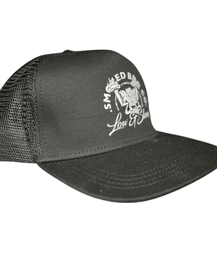 SMOKED TRUCKER CAP - BLACK - Smoked Bbq Co