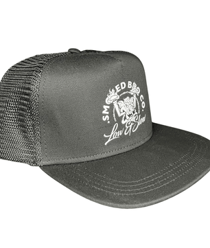 SMOKED TRUCKER CAP - BLACK - Smoked Bbq Co