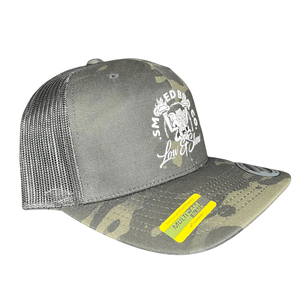SMOKED TRUCKER CAP - MULTICAM BLACK - Smoked Bbq Co