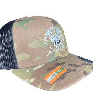 SMOKED TRUCKER CAP - MULTICAM GREEN - Smoked Bbq Co