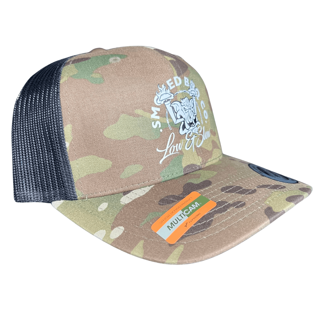 SMOKED TRUCKER CAP - MULTICAM GREEN - Smoked Bbq Co