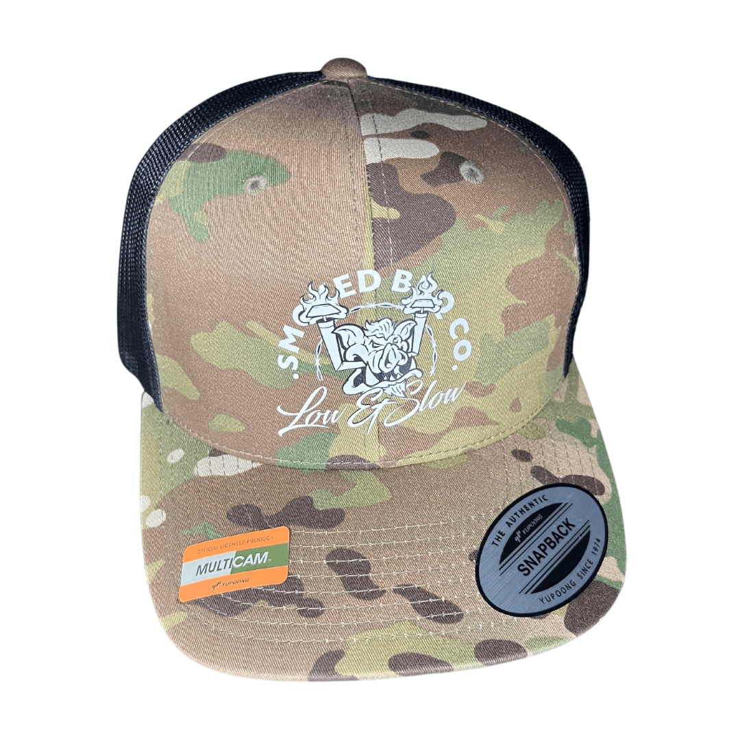 SMOKED TRUCKER CAP - MULTICAM GREEN - Smoked Bbq Co