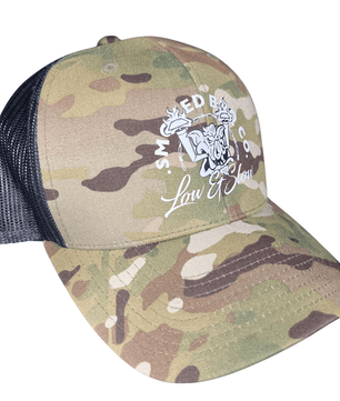 SMOKED TRUCKER CAP - MULTICAM GREEN - Smoked Bbq Co