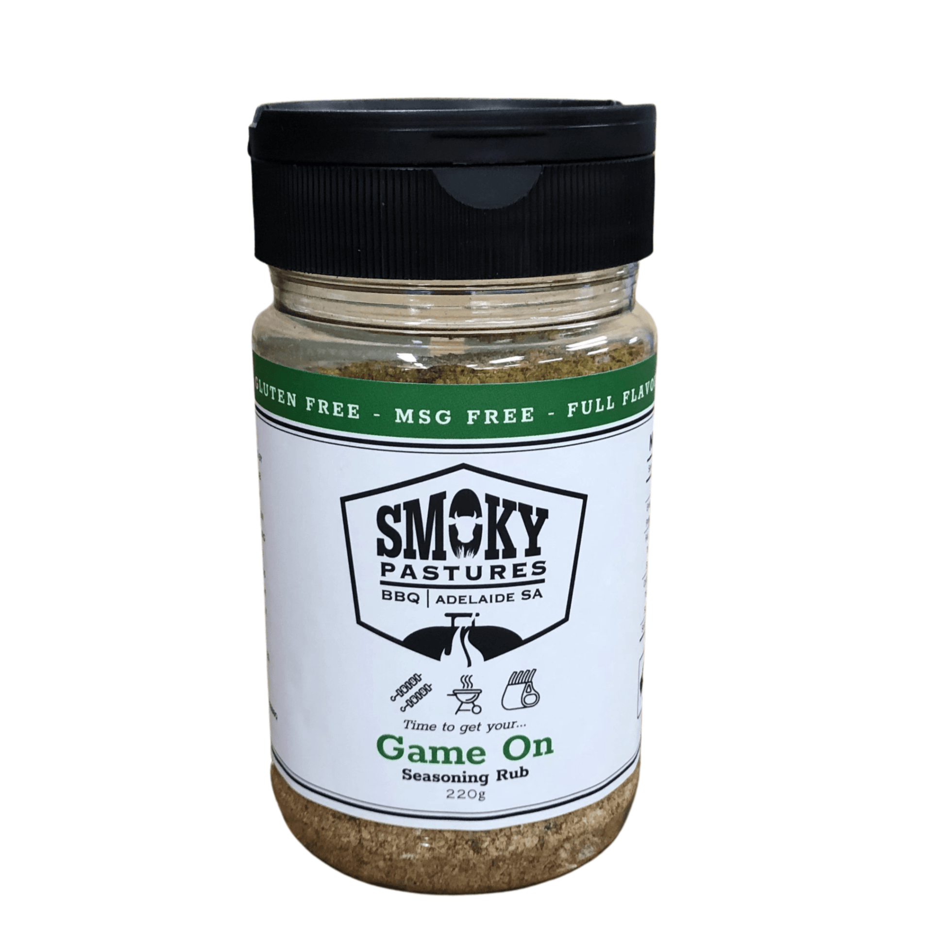 Smoky Pastures 'Game On' Rub 220g - Smoked Bbq Co