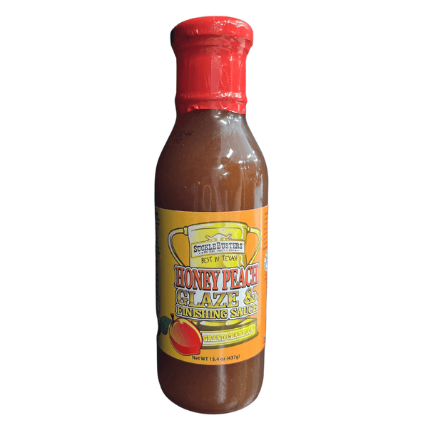 SuckleBusters 'Honey Peach' Glaze & Finishing Sauce 437g - Smoked Bbq Co