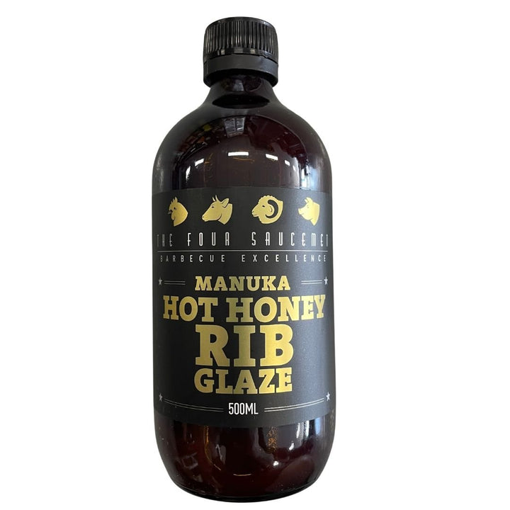 The Four Saucemen 'Manuka Hot Honey Rib Glaze' 500ml - Smoked Bbq Co