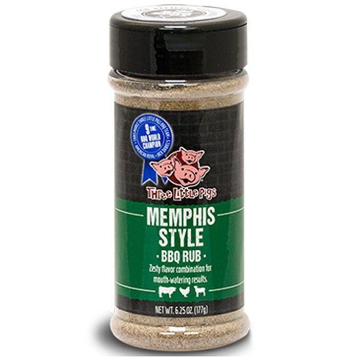 Three Little Pigs 'Memphis Style' Rub 12.25oz - Smoked Bbq Co
