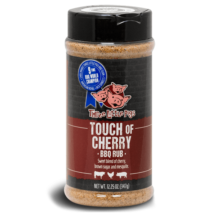 Three Little Pigs 'Touch of Cherry' Rub 12.25oz - Smoked Bbq Co